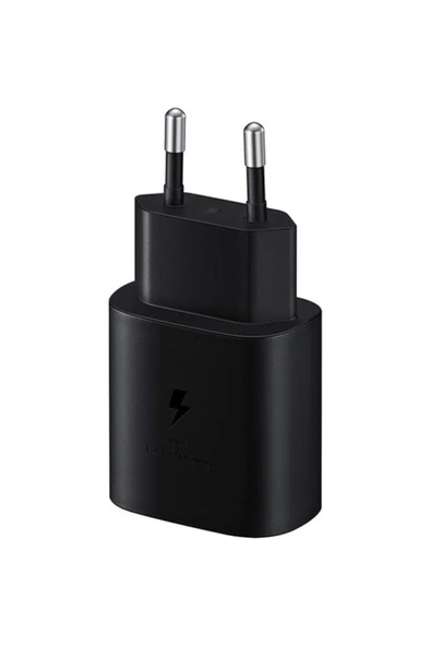 Samsung Galaxy A53 5g Fast Charging 25w Type-c Çıkışlı Kablolu Şarj Aleti Siyah( Türkiye Gara TA800XBA535G - Resim 2