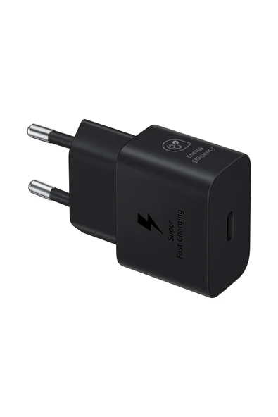 Samsung Ep-t2510n Type C Hızlı Şarj Adaptörü (25W) - Siyah ürün görseli 1