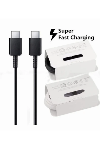 Samsung Orjinal 5a Typec Kablo (c To C) Hızlı Şarj Destekli Usb Kablo (siyah) - Resim 2