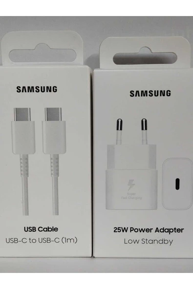 Samsung A73/a53/a33 25w Type-c Sarj Seti / Orjinal Adaptör + Kablo ( Türkiye Garantili) - Resim 3