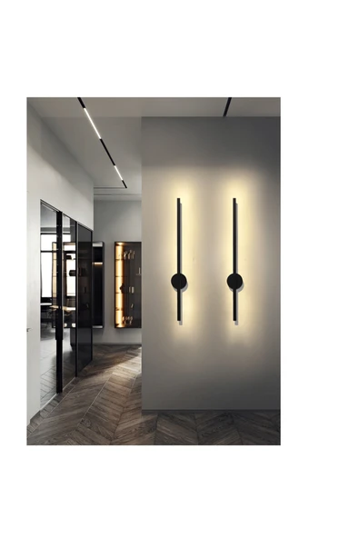 ERDEMLER Modern Led Duvar Lambası Aplik, İç Mekan 3000K PİLLİ - Resim 2