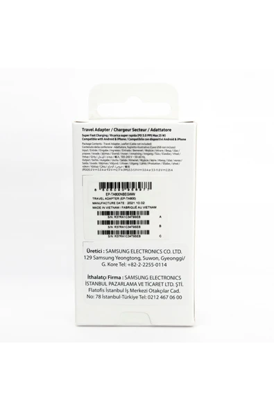 Samsung Galaxy S24 Plus Type-c Fast Şarj Adaptörü 25w Siyah ( Türkiye Garantili) - Resim 5