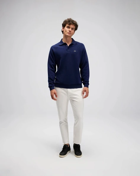 Ellesse EM633-NV Erkek Polo Yaka Lacivert Sweat ürün görseli 1