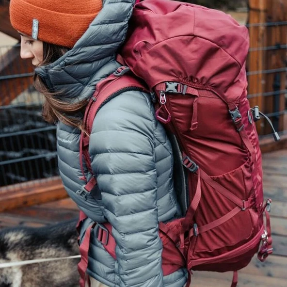 HUSKY RANIS 70 LT SIRT CANTA (BORDO) - Resim 4