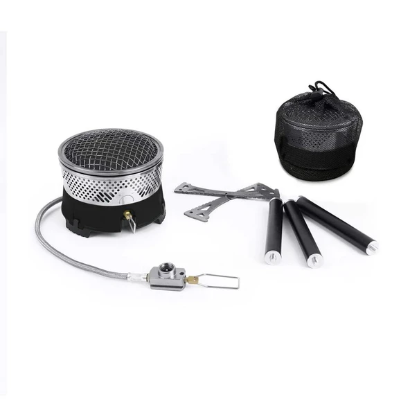 Portatif Kamp Sobası - Zenith - Orcamp - Siyah - (OUT-4701) - Resim 2