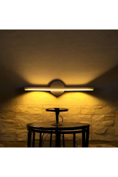Çelik Kendinden Yapışkanlı Pilli Aplik Lamba 4000 Kelvin ürün görseli 1