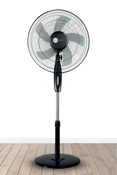 JOYSIDEA FN-100 16 İnç Ayaklı Vantilatör - 3 Kademeli Hız Ayarı, Sessiz ve Etkili Serinlik - Resim 3
