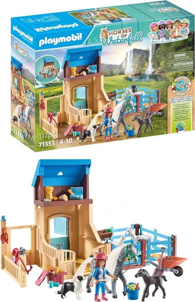 Playmobil - Horse Stall With Amelia And Whisper (71353) ürün görseli 1