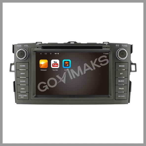 TOYOTA AURIS 2007-2012 UYUMLU 7 INCH 4 GB RAM 64 GB HAFIZA ANDROID MULTIMEDIA TEYP - Resim 5