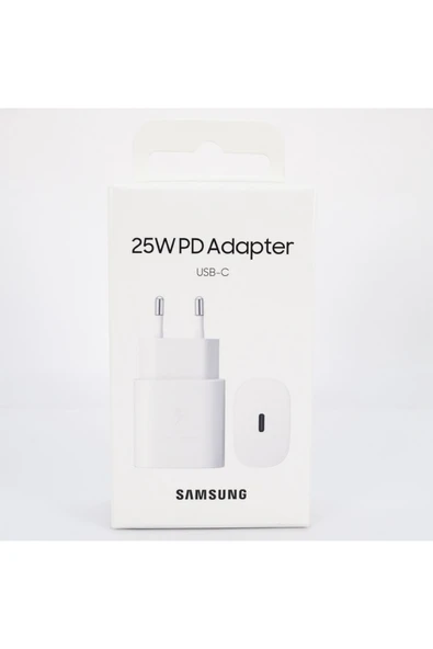 Samsung Galaxy S20 Fe 2022 Type-c Fast Şarj Adaptörü 25w Beyaz (SAMSUNG TÜRKİYE GARANTİLİ) - Resim 4