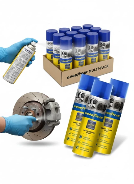 GOODYEAR FREN BALATA TEMİZLEME SPREYİ (4ADET) - Resim 2