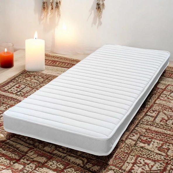 90x190x12 cm Ortopedik Sünger Yatak / 30 DNS Yüksek Yoğunluklu / Orta-Sert / Tek Kişilik / Çift Yönlü / Yaysız - Resim 3