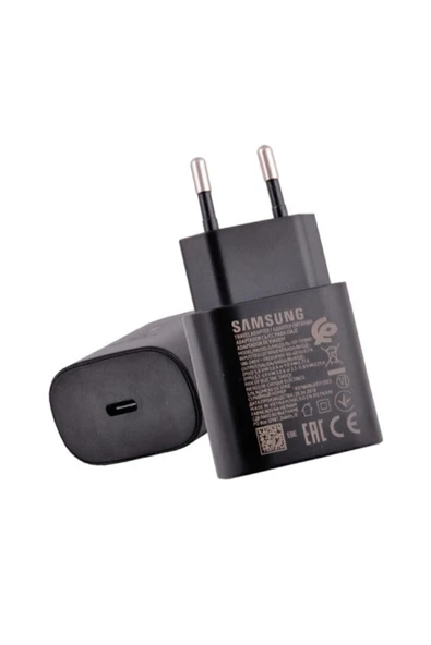 Samsung Orjinal Type-c Girişli Fast-hızlı Şarj Adaptörü Başlığı 25w-25walt (SİYAH) - Resim 3