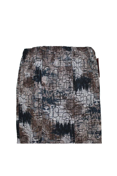 Kadın Battal Ayşen Kışlık 8 Parça Taba Ebruli Bulut Kaliteli Desenli Etek - Resim 2