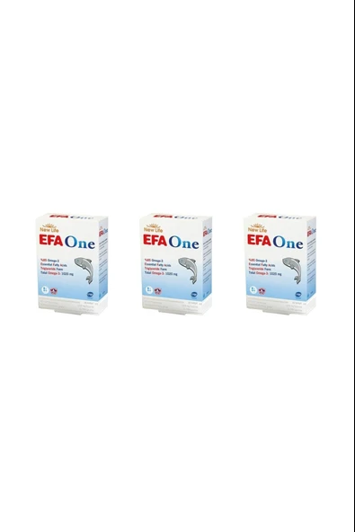 New Life Efa One Omega-3 45 Kapsül 3 Adet ürün görseli 1