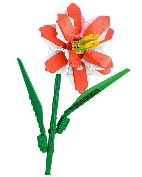 Ctoys Plant Series Florist Block Hippeastrum Striatum 8856 6 - Resim 3