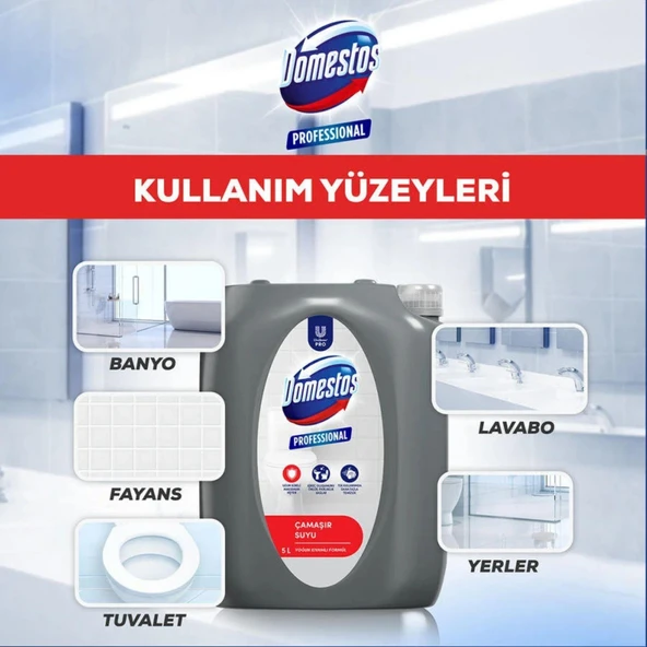 DOMESTOS PRO CAMASIR SUYU 5 LT - Resim 2