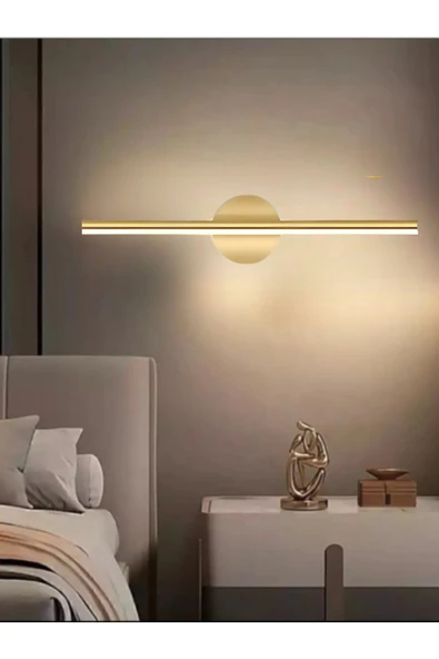 retro home design Modern Kablosuz Tak Çalıştır Ledli Pilli Aplik Banyo Tablo Ayna Aydınlatma Eskitme Gold Pil Dahildir - Resim 2