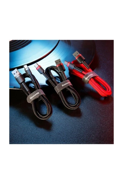 Baseus Cafule Type-c Şarj Uyumlu Ve Data Kablo 3mt Gri-siyah Catklf-ug1 - Resim 6