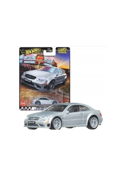 Hot Wheels Premium Boulevard 2008 Mercedes-Benz CLK 63 AMG Black Series GJT68 JBL07 ürün görseli 1