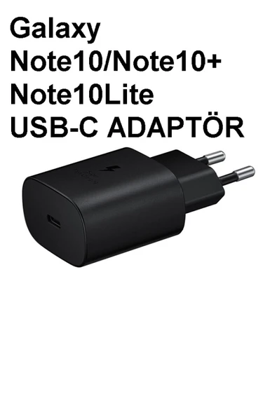 Samsung 25w Pd Galaxy Note10/note10+/note10lite Type-c Şarj Adaptörü Siyah Ep-ta800nbegww ürün görseli 1
