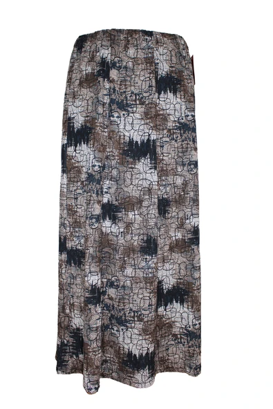 Kadın Battal Ayşen Kışlık 8 Parça Taba Ebruli Bulut Kaliteli Desenli Etek ürün görseli 1