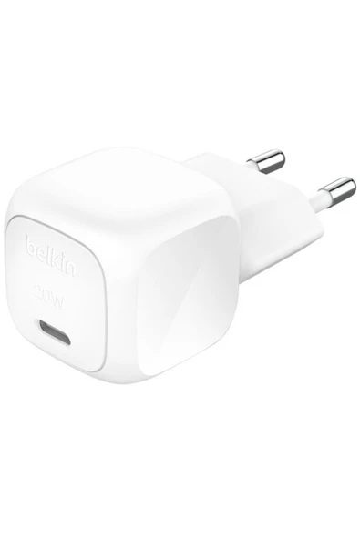 Belkin WCA009 20W PPS USB-C Şarj Cihazı Adaptör - Beyaz (TrendJet) ürün görseli 1