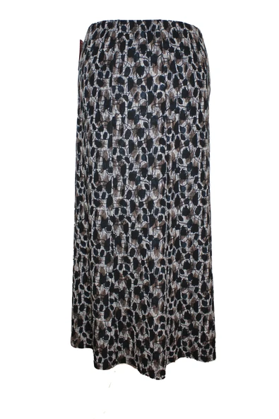 Kadın Kışlık 8 Parça Çeşitli Daire Desenler Kaliteli Etek - Resim 4