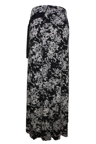 Nehir Lastikli Taş Bulut Desen Siyah Etek - Resim 3