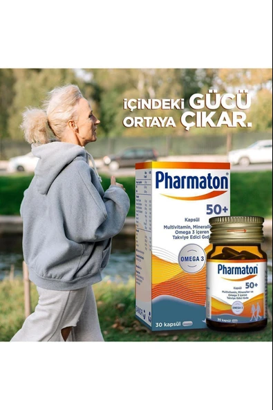 Pharmaton 50 Plus 30 Kapsül 2 Adet - Resim 2