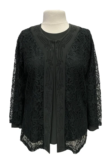 Yeşil Kader Ceketli Anne Abiye Takım ürün görseli 1