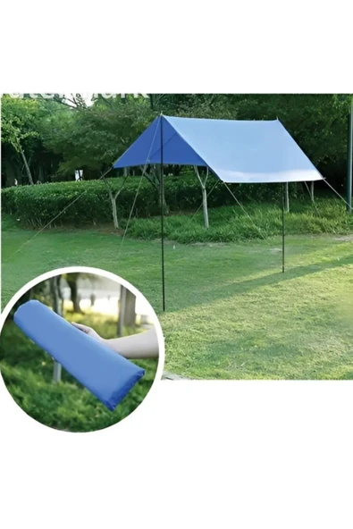 Kamp Gölgeliği, Tente 150x300cm Mavi ürün görseli 1