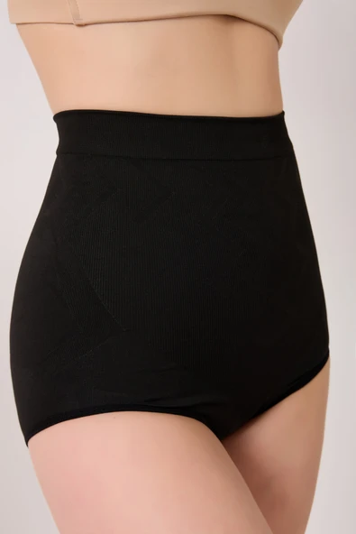 leswear Yüksek Bel Slip Seamless Korse Basen Toparlayıcı Bel İnceltici Kalça Sıkılaştırıcı - Resim 3