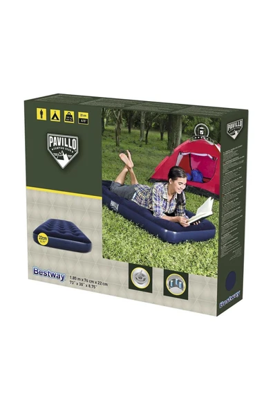 Pavillo 185cmx76cmx22cm Şişme Yatak - Resim 2