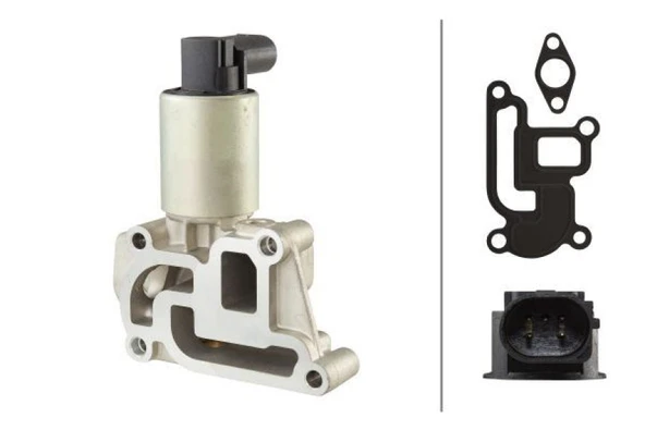 Opel Egr Valfı Astra G Astra H Corsa C 1,2 / 1,4 16v Benz, Z12xep Z14xep Z14xel Corsa D 1,0 / 1,2 A10xep - Hella 6nu010171-321 - Resim 1