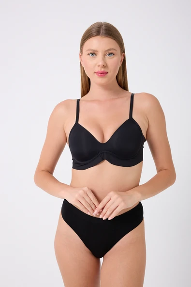 leswear Hafif Destekli Nefes Alabilir Dikişsiz Sütyen ürün görseli 1