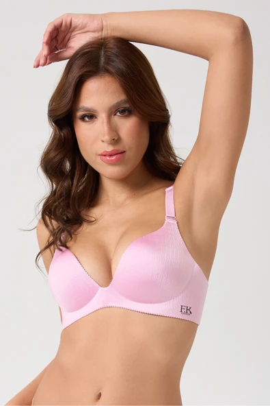 leswear Sütyen Lazer Kesim Sütyen - Dolgulu Sütyen - Askısı Çıkarılabilir - Resim 5