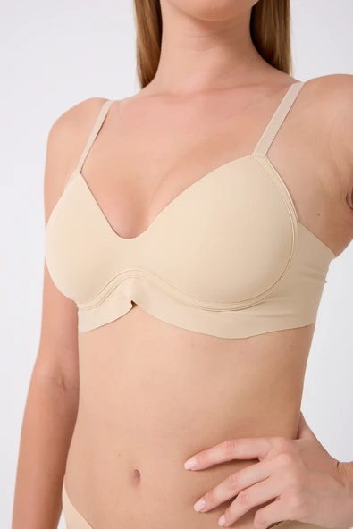 leswear Hafif Destekli Nefes Alabilir Dikişsiz Sütyen - Resim 8