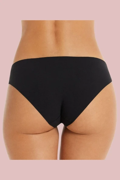 leswear Kaydırmaz Iz Belli Etmeyen Lazer Kesim Brezilian Külot - Resim 4