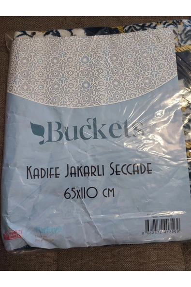 Kadife jakarlı seccade - Resim 2
