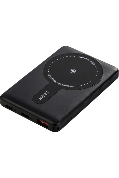 Go Smart 5000 Mah Wireless Magsafe Powerbank Gs-Wpb-01 ürün görseli 1