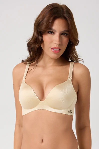 leswear Sütyen Lazer Kesim Sütyen - Dolgulu Sütyen - Askısı Çıkarılabilir - Resim 12