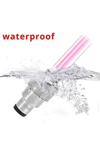 1 Çift Led Işıklı Hareket Sensörlü Mavi Işıklı Bisiklet Araba Motor Sibop Kapağı Lambası - Resim 3