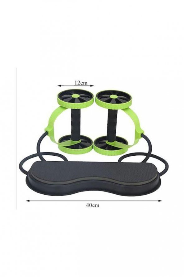 Revoflex Xtreme Tekerlekli Egzersiz Spor Aleti Lastikli Karın Kası Göbek Eritme Tekerleği Zayıflama - 6