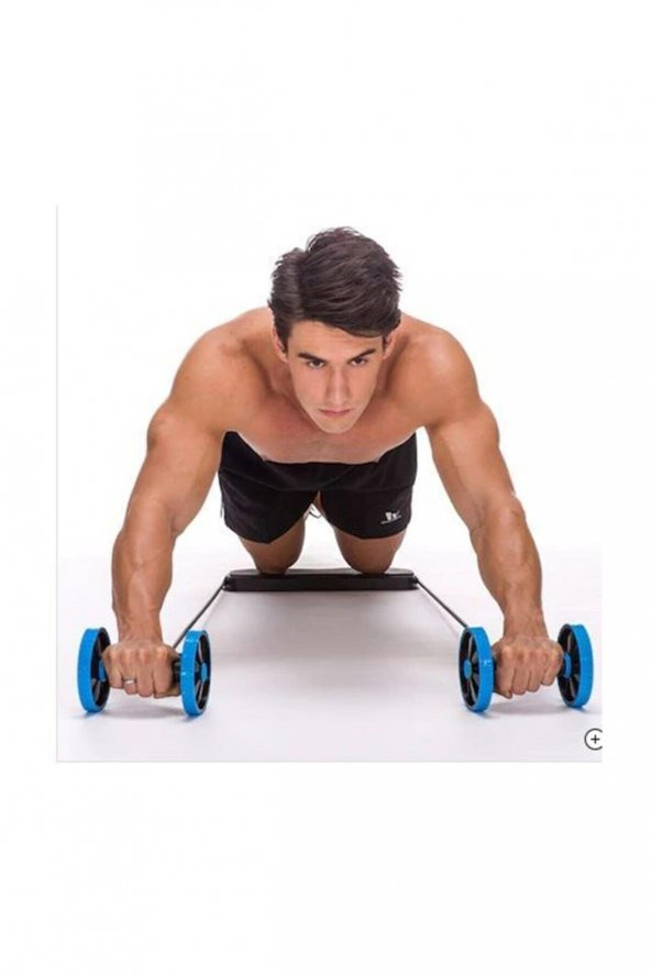 Revoflex Xtreme Tekerlekli Egzersiz Spor Aleti Lastikli Karın Kası Göbek Eritme Tekerleği Zayıflama - 9