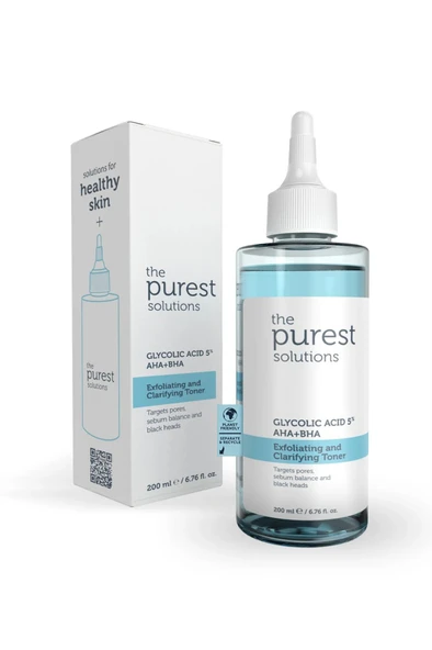 The Purest Solutions Canlandırıcı Ve Gözenek Sıkılaştırıcı Glikolik Asit Mavi Tonik 200 Ml - Resim 2