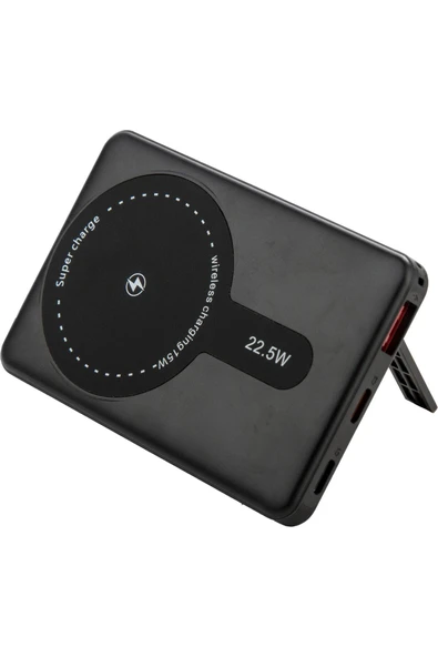 Go Smart 5000 Mah Wireless Magsafe Powerbank Gs-Wpb-01 - Resim 2