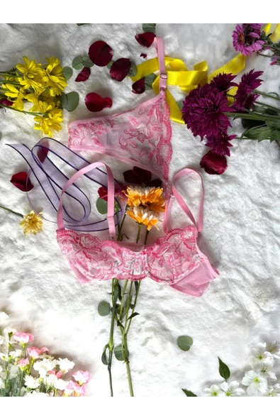 leswear BlossomLace Kadın İç Çamaşırı Takımı ürün görseli 1