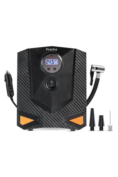 11316 LED Işıklı Dijital Hava Kompresörü / Maksimum 150PSI 30L / Dijital Gösterge / Otomatik Kapanma - Resim 2