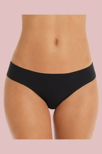 leswear Kaydırmaz Iz Belli Etmeyen Lazer Kesim Brezilian Külot - Resim 3